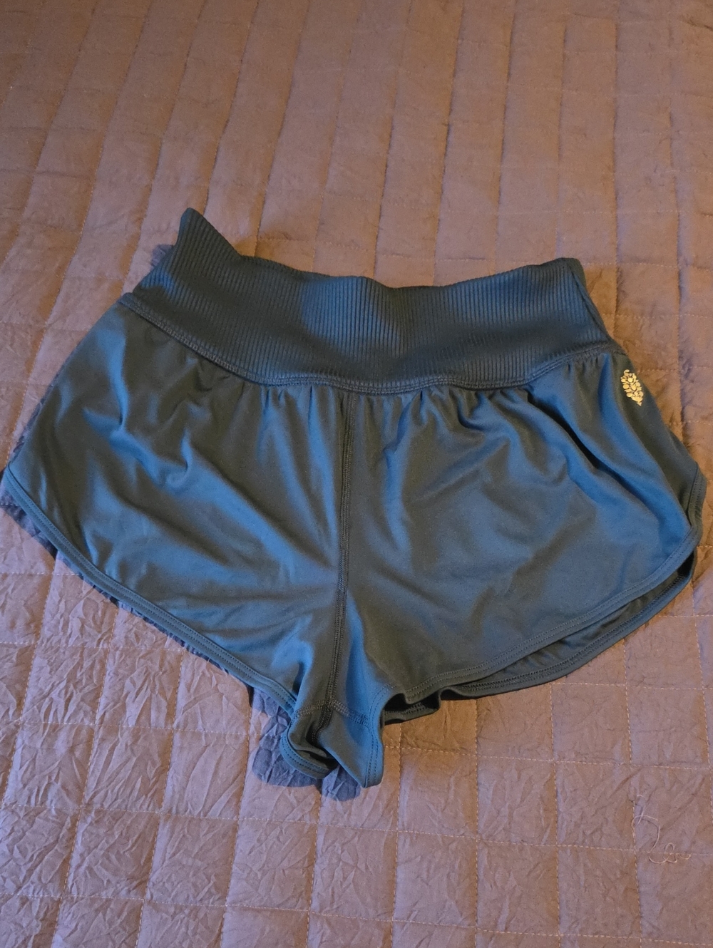 Free People Movement High-Rise Athletic Shorts for Women in Teal